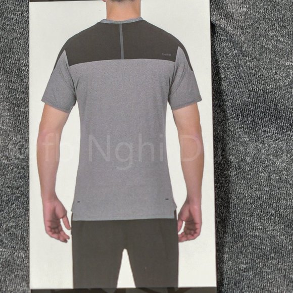 Spyder Men's Active short Sleeve Tee T-Shirt ProWeb GRAY - Picture 5 of 8